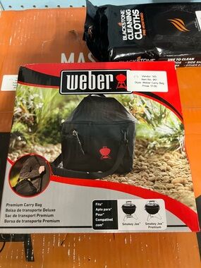 Weber Smokey Joe Premium‎ Carry Bag Cover Case NEW in Box Portable Grill Tote